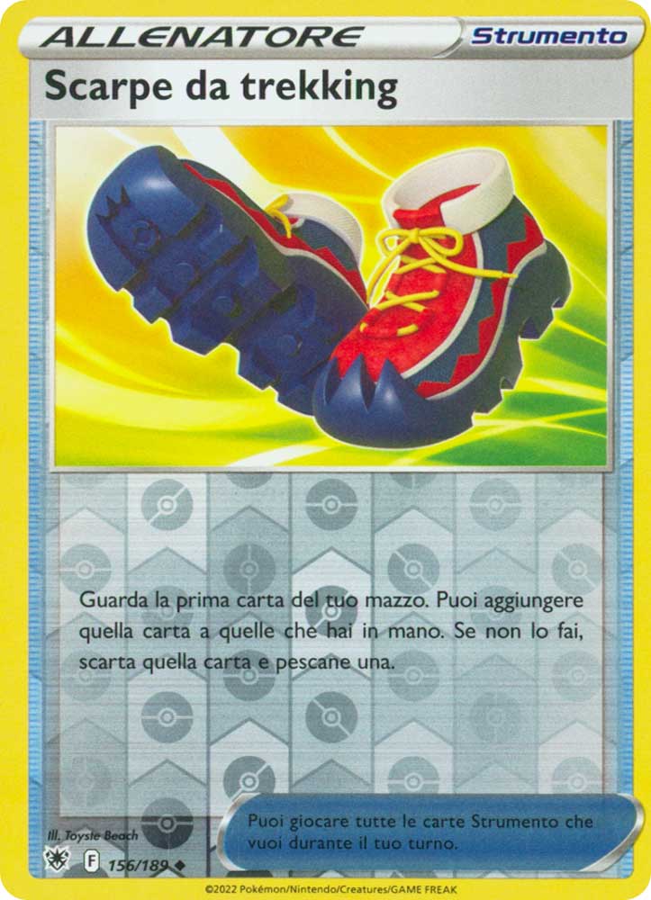 156/189 Scarpe da trekking Non Comune foil reverse (IT) -NEAR MINT-
