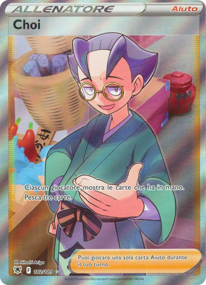 182/189 Choi Ultra Rara Full Art foil (IT) -NEAR MINT-