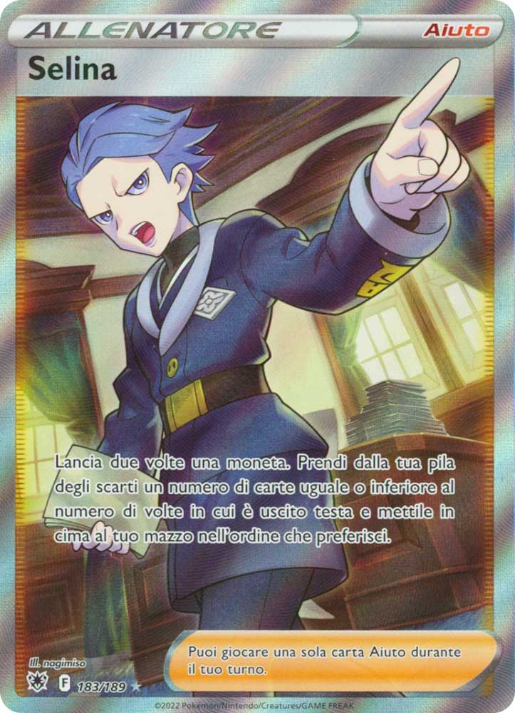 183/189 Selina Ultra Rara Full Art foil (IT) -NEAR MINT-