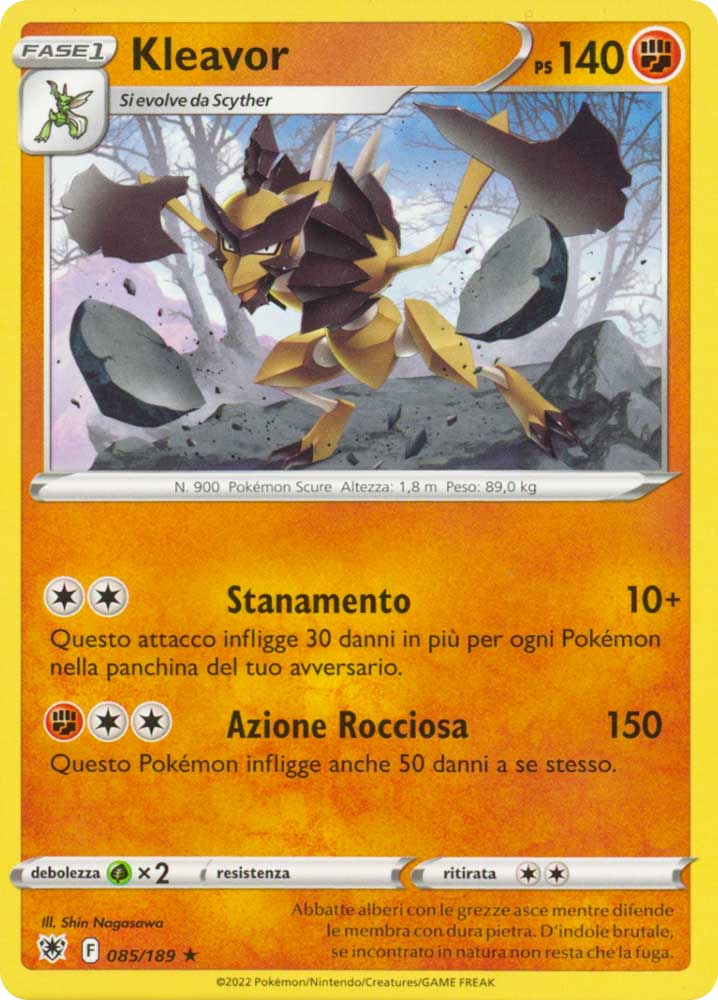 085/189 Kleavor Rara normale (IT) -NEAR MINT-