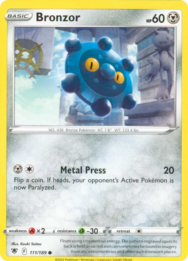 111/189 Bronzor Comune normale (EN) -NEAR MINT-