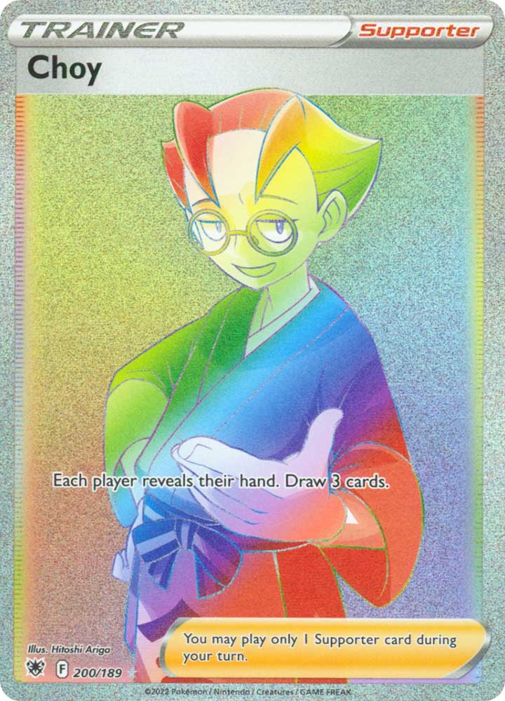 200/189 Choy Rara Segreta Rainbow foil (EN) -NEAR MINT-