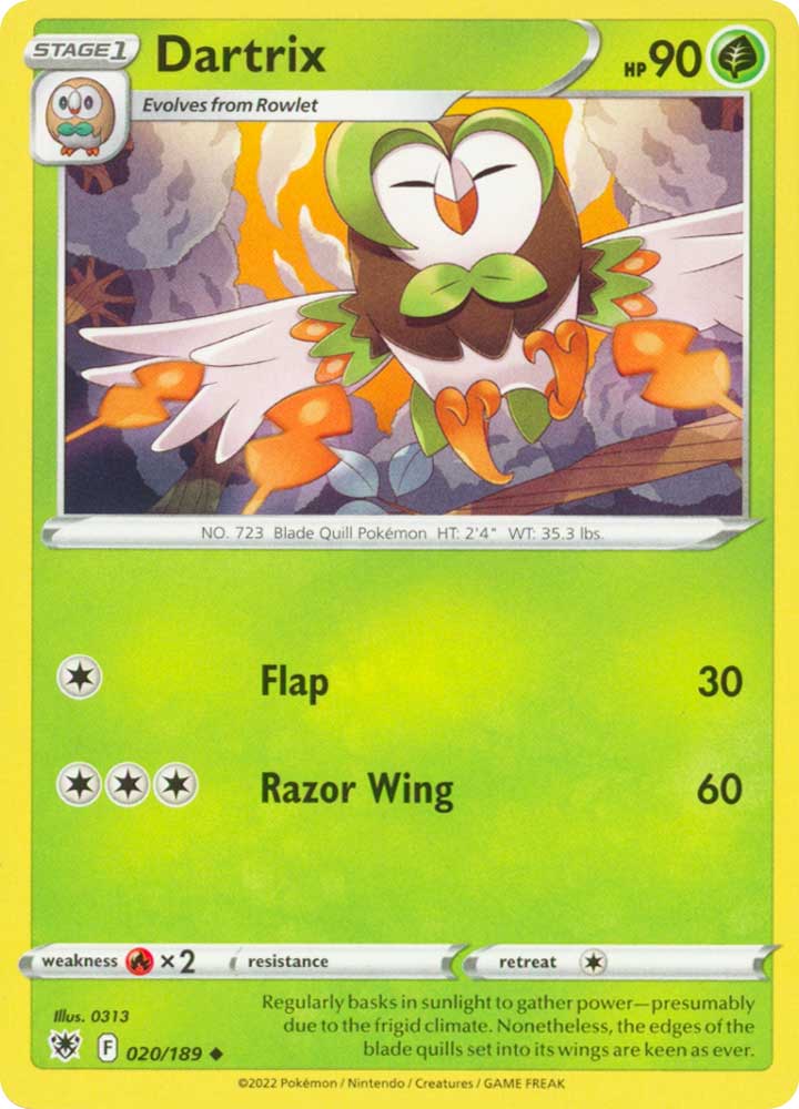 020/189 Dartrix Non Comune normale (EN) -NEAR MINT-