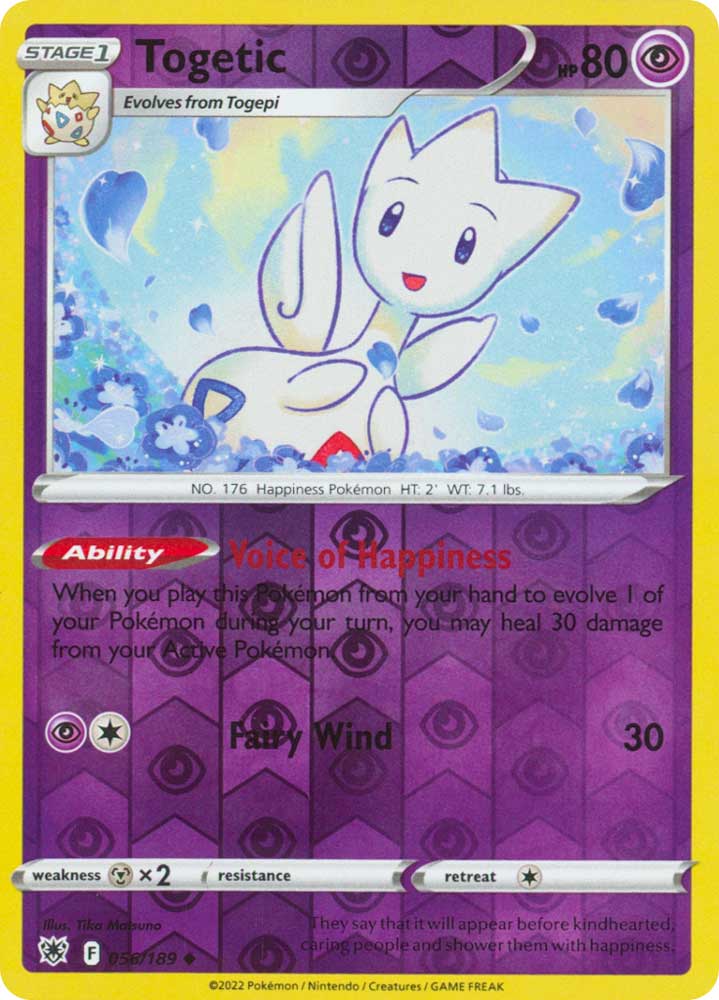 056/189 Togetic Non Comune foil reverse (EN) -NEAR MINT-