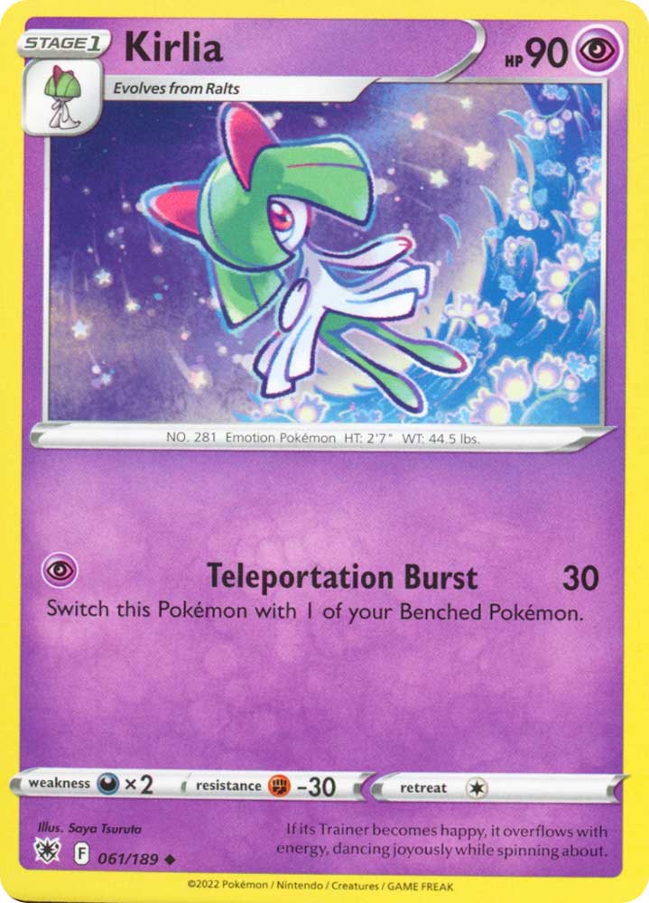 061/189 Kirlia Non Comune normale (EN) -NEAR MINT-