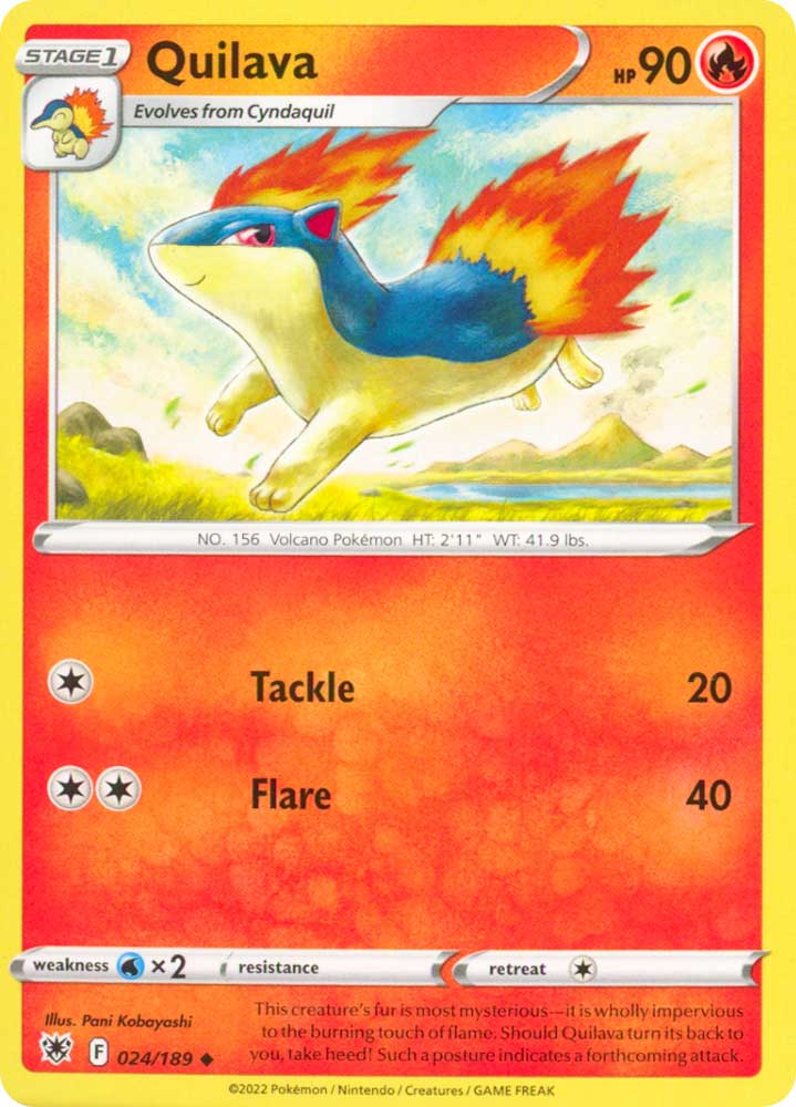 024/189 Quilava Non Comune normale (EN) -NEAR MINT-