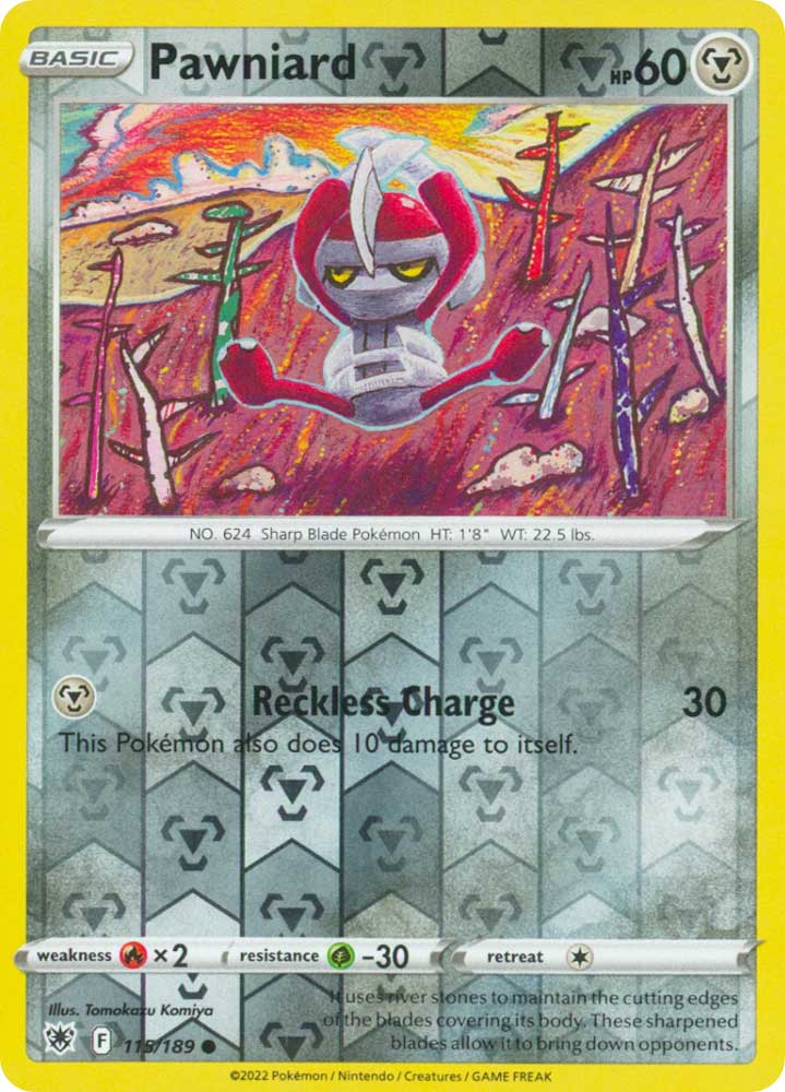 115/189 Pawniard Comune foil reverse (EN) -NEAR MINT-