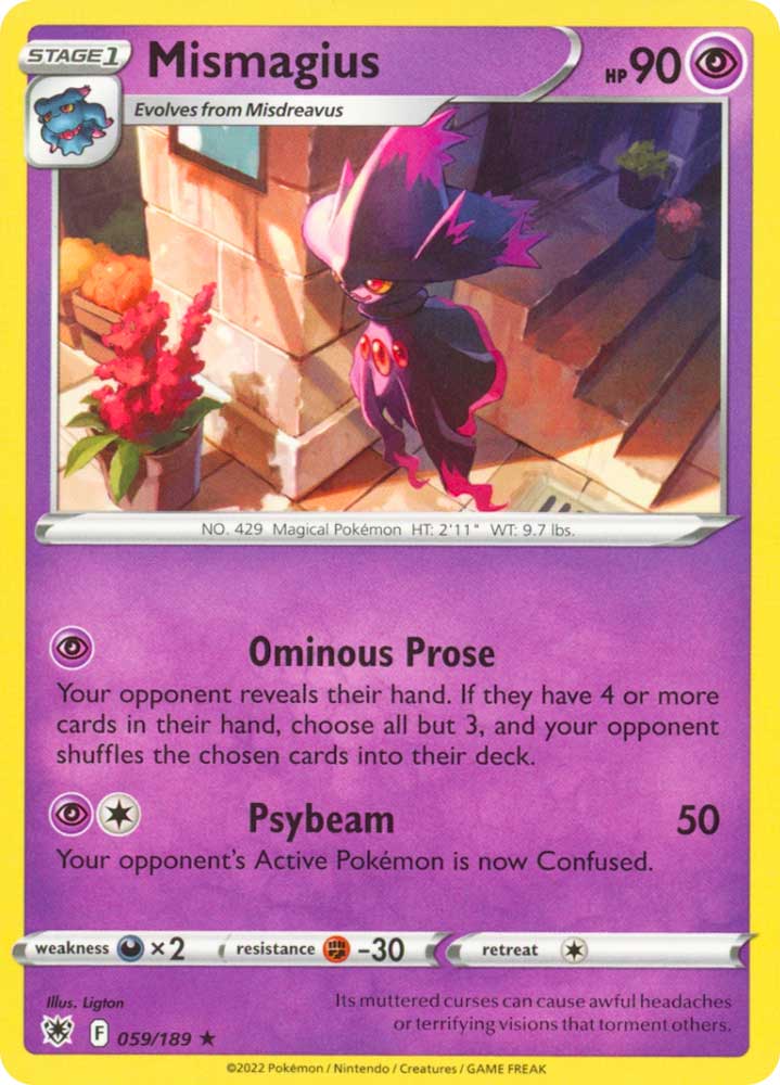 059/189 Mismagius Rara normale (EN) -NEAR MINT-