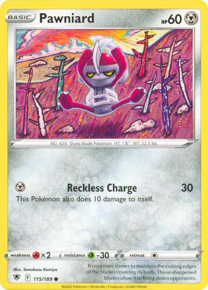 115/189 Pawniard Comune normale (EN) -NEAR MINT-