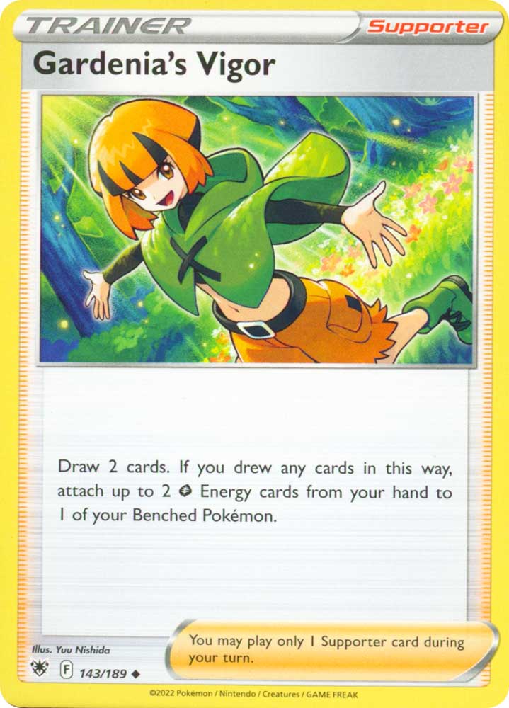 143/189 Gardenia's Vigor Non Comune normale (EN) -NEAR MINT-