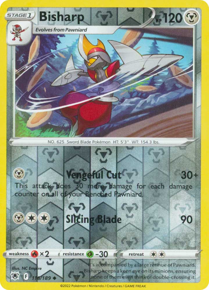 116/189 Bisharp Non Comune foil reverse (EN) -NEAR MINT-