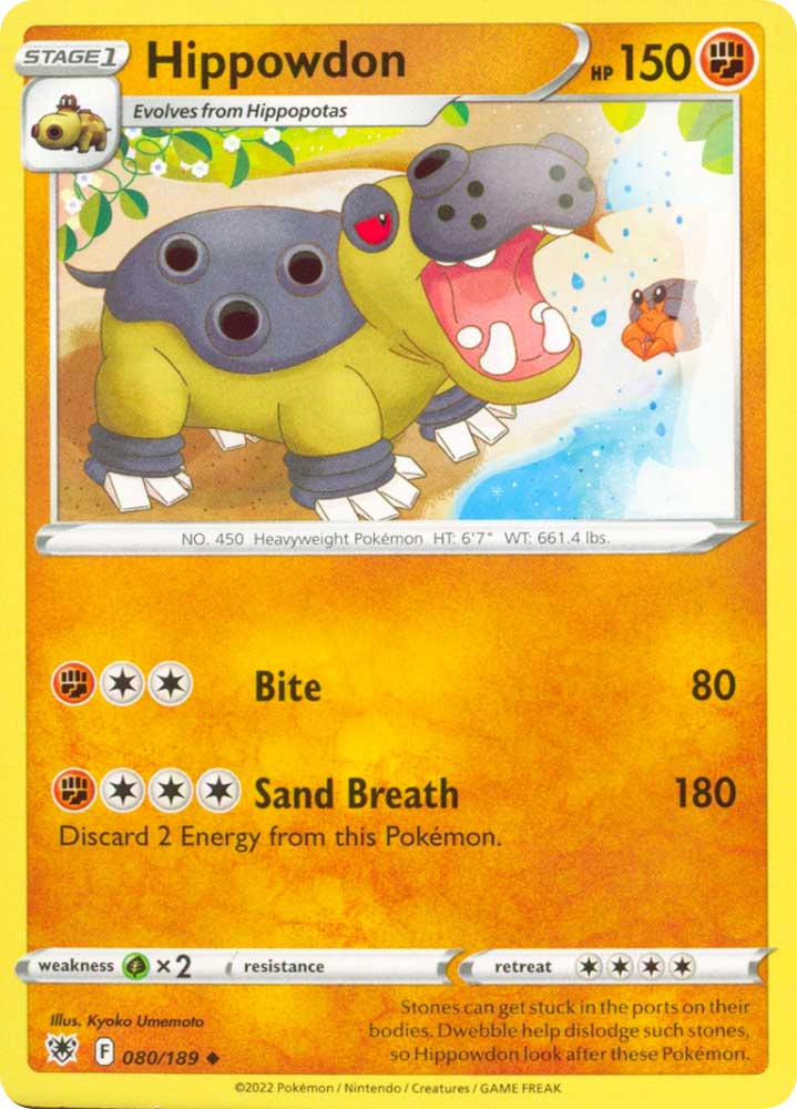 080/189 Hippowdon Non Comune normale (EN) -NEAR MINT-