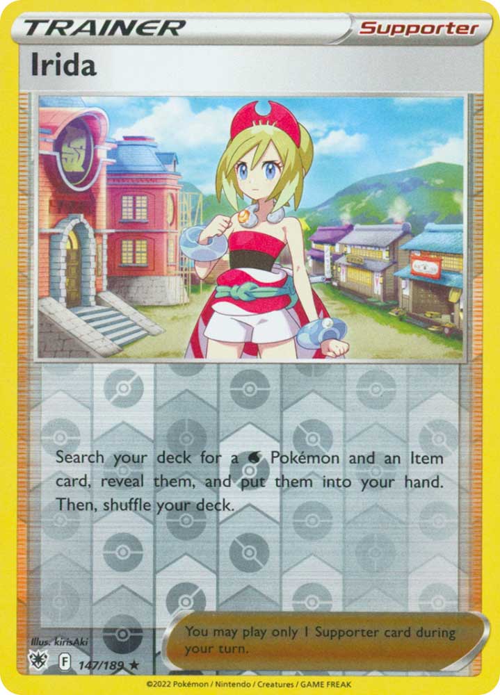 147/189 Irida Rara foil reverse (EN) -NEAR MINT-