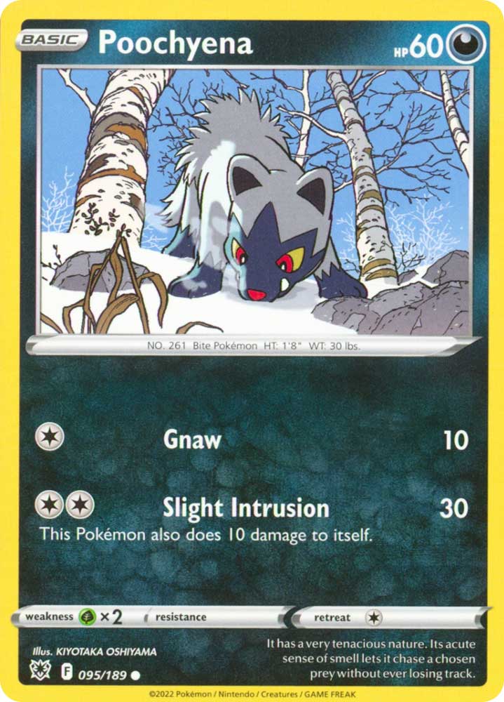 095/189 Poochyena Comune normale (EN) -NEAR MINT-