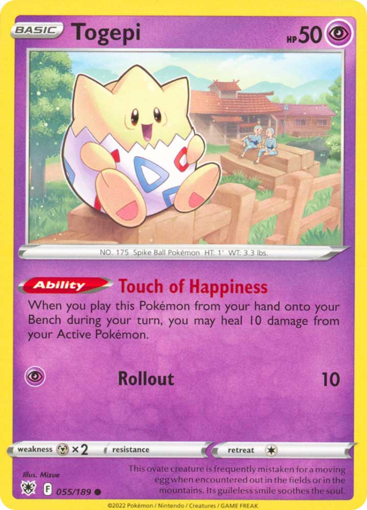 055/189 Togepi Comune normale (EN) -NEAR MINT-