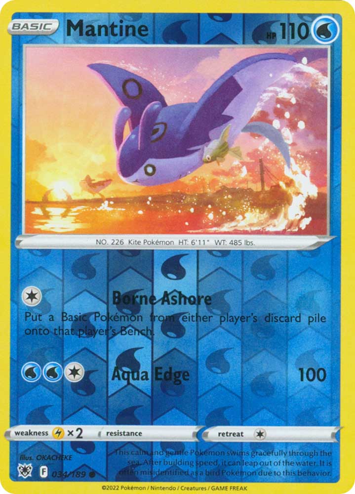 034/189 Mantine Comune foil reverse (EN) -NEAR MINT-