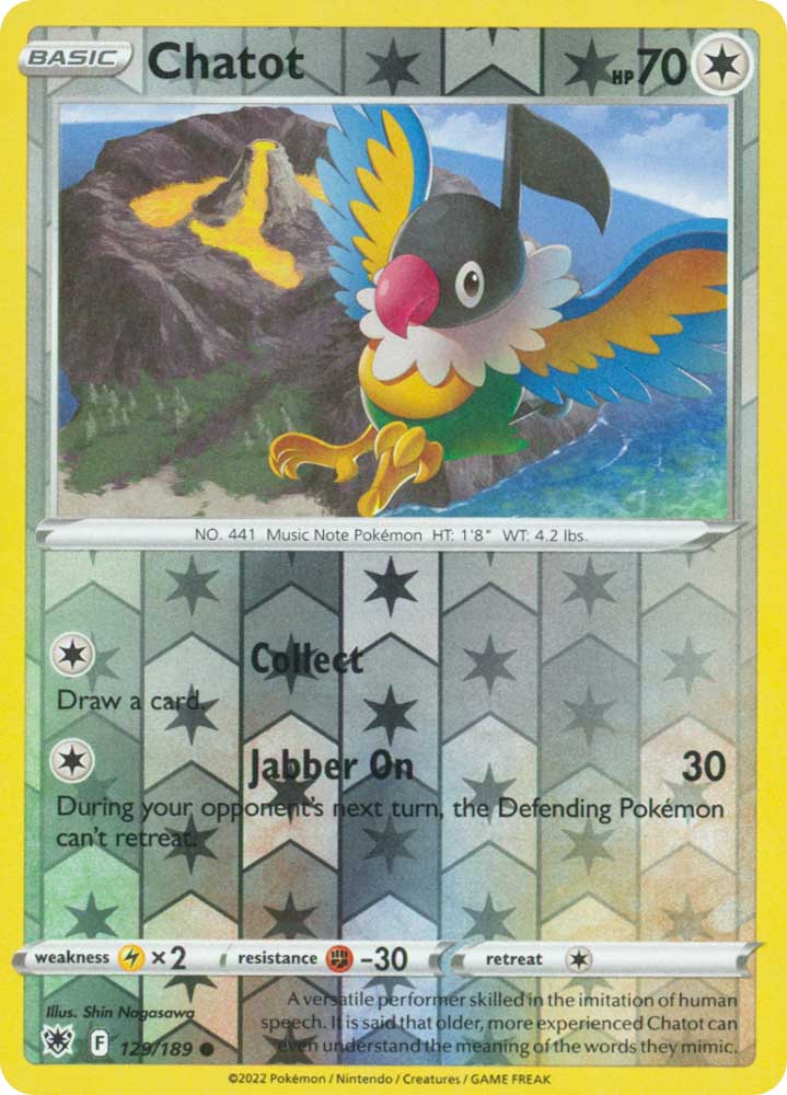 129/189 Chatot Comune foil reverse (EN) -NEAR MINT-