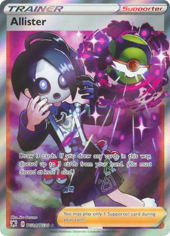 TG24/TG30 Allister Rara Segreta foil (EN) -NEAR MINT-