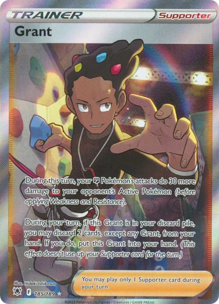 185/189 Grant Ultra Rara Full Art foil (EN) -NEAR MINT-