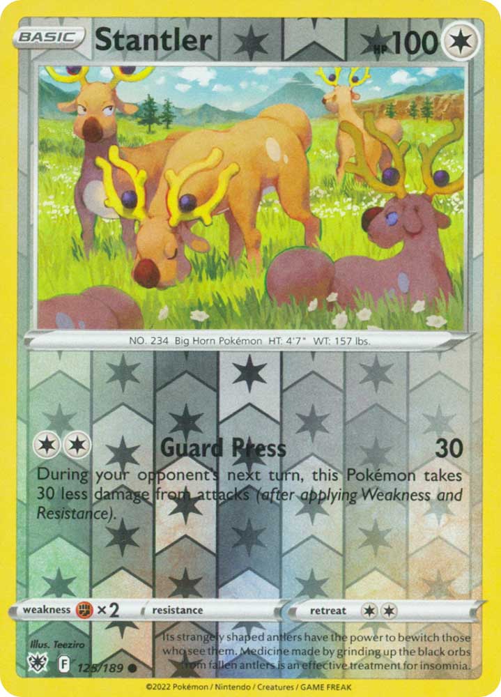 125/189 Stantler Comune foil reverse (EN)  -GOOD-