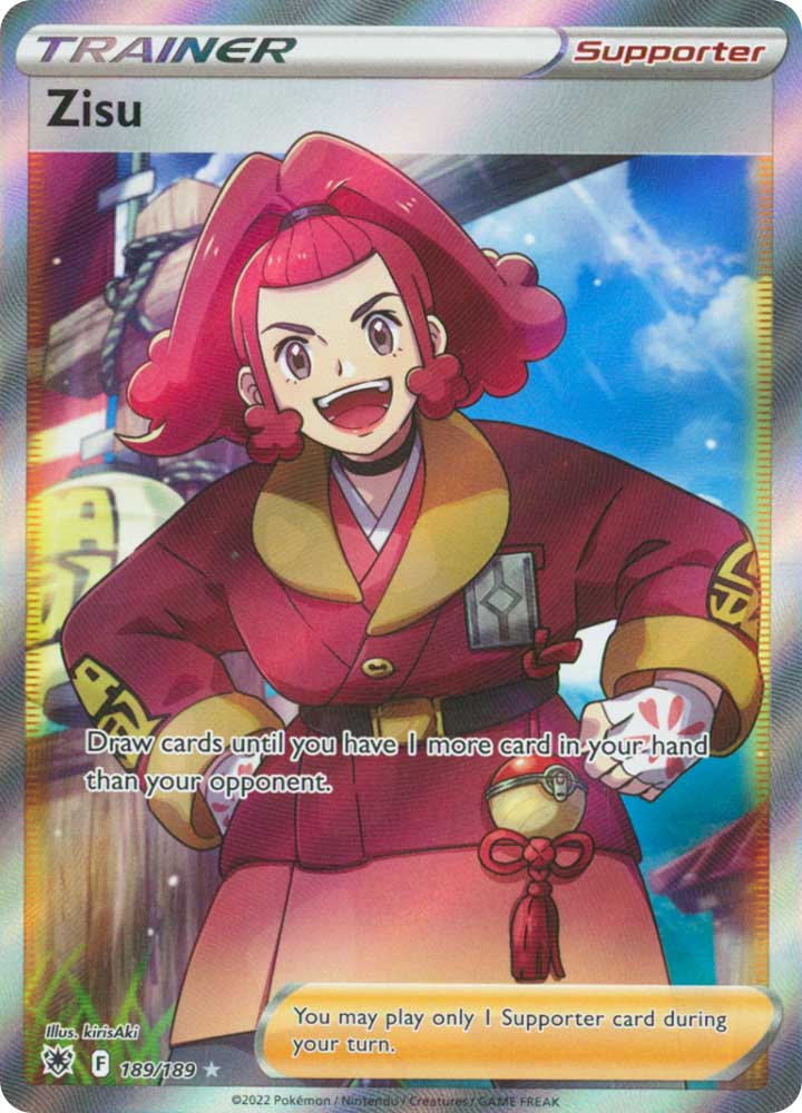 189/189 Zisu Ultra Rara Full Art foil (EN) -NEAR MINT-