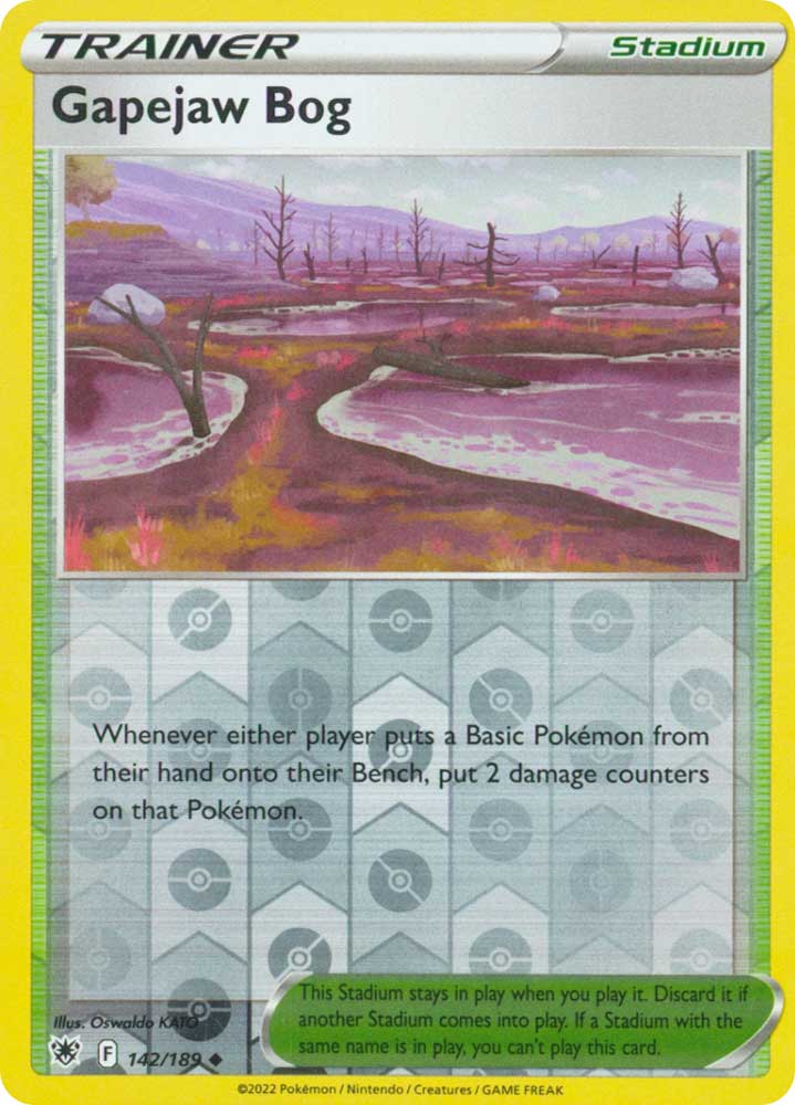 142/189 Gapejaw Bog Non Comune foil reverse (EN) -NEAR MINT-