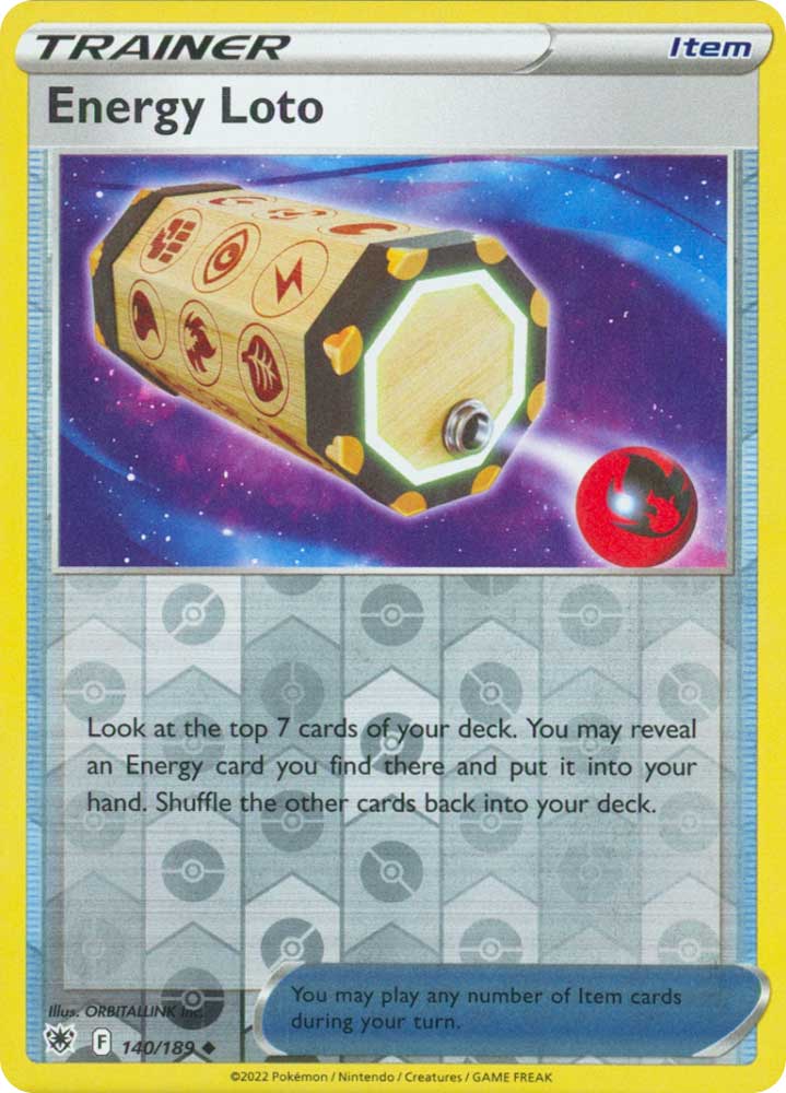 140/189 Energy Loto Non Comune foil reverse (EN) -NEAR MINT-