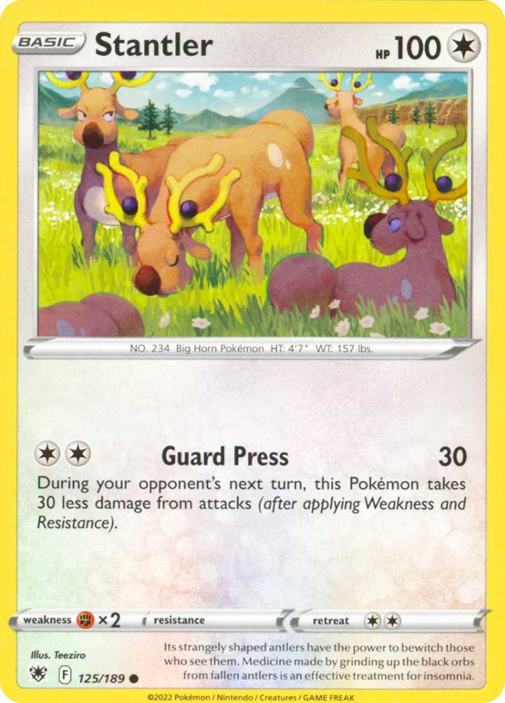 125/189 Stantler Comune normale (EN) -NEAR MINT-