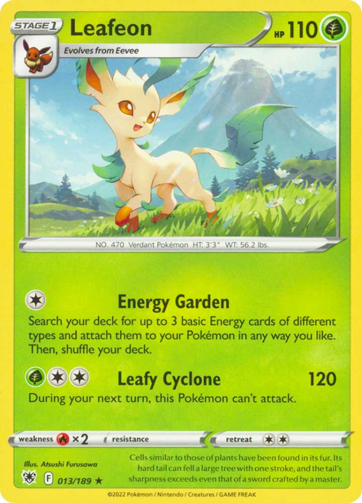 013/189 Leafeon Rara normale (EN) -NEAR MINT-