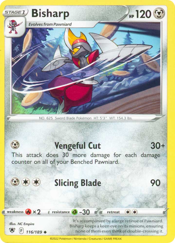 116/189 Bisharp Non Comune normale (EN) -NEAR MINT-