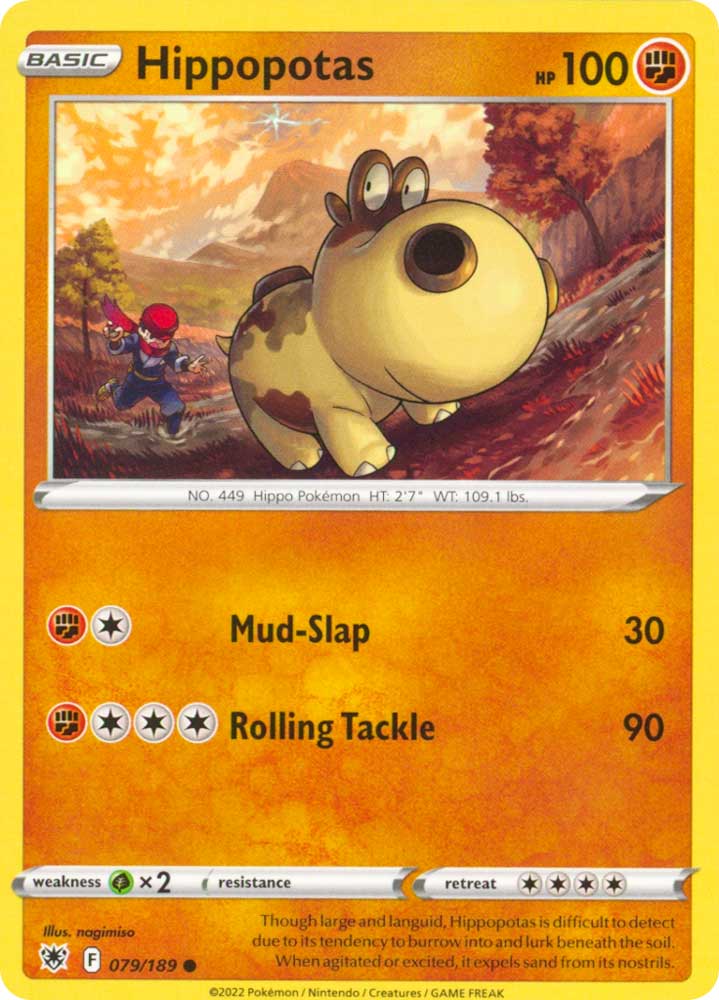 079/189 Hippopotas Comune normale (EN) -NEAR MINT-