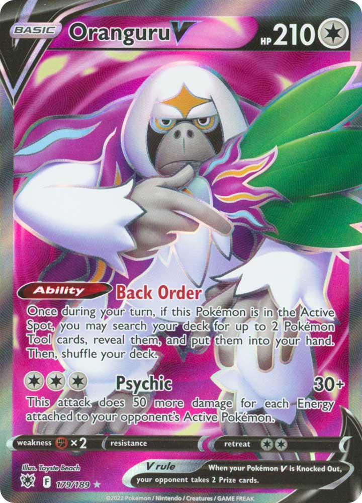 179/189 Oranguru V Ultra Rara V Full Art foil (EN) -NEAR MINT-