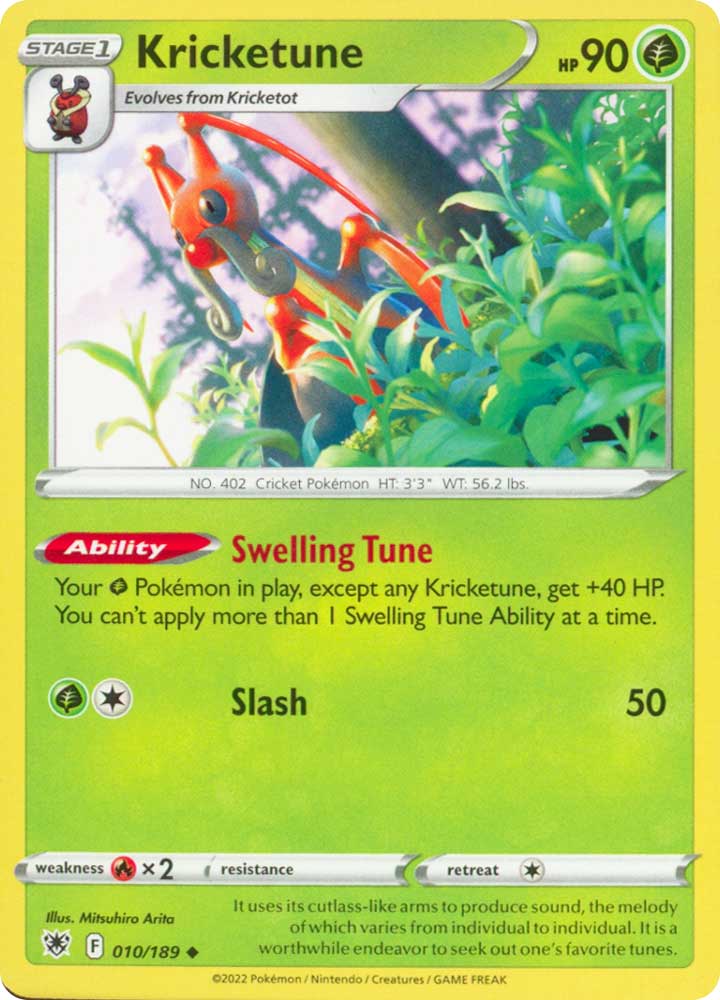 010/189 Kricketune Non Comune normale (EN) -NEAR MINT-