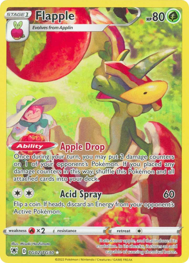 TG02/TG30 Flapple Rara Segreta foil (EN) -NEAR MINT-