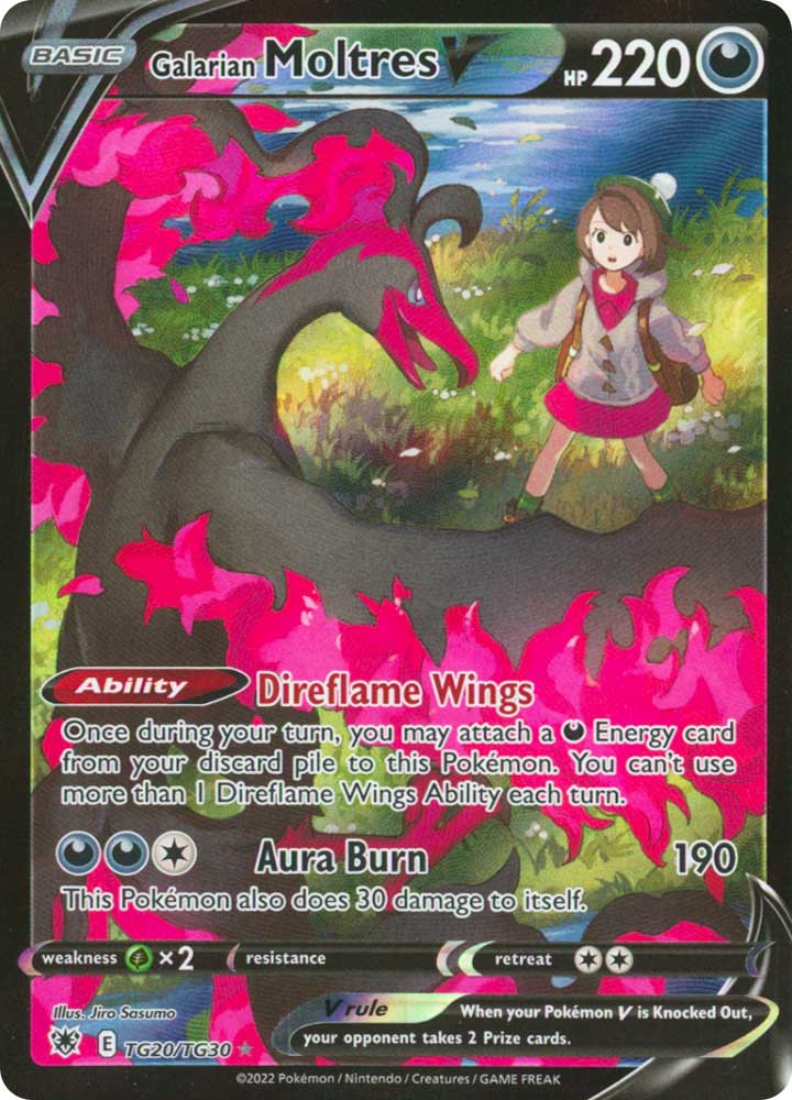 TG20/TG30 Galarian Moltres V Rara Segreta foil (EN) -NEAR MINT-