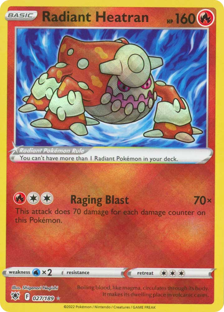 027/189 Radiant Heatran Radiant foil (EN) -NEAR MINT-