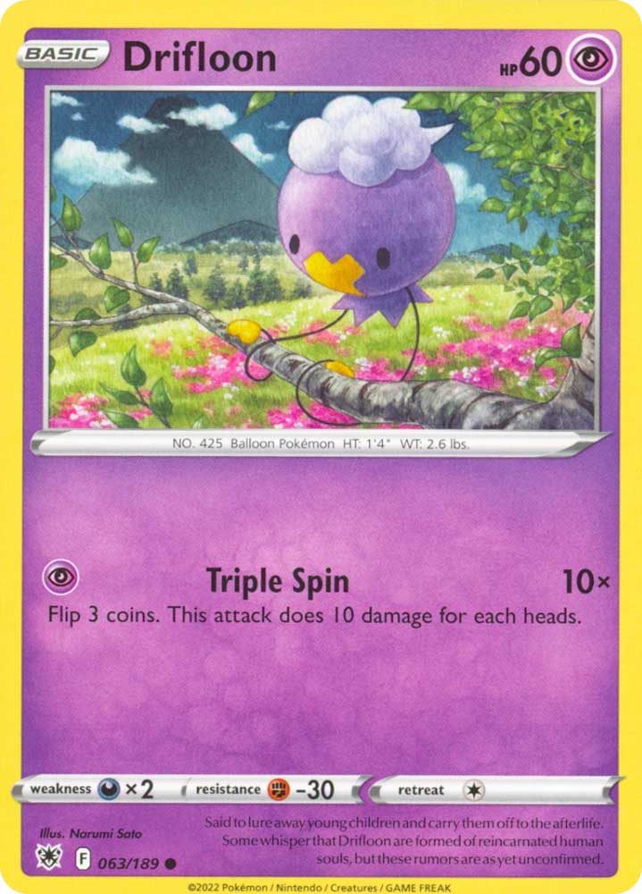 063/189 Drifloon Comune normale (EN) -NEAR MINT-