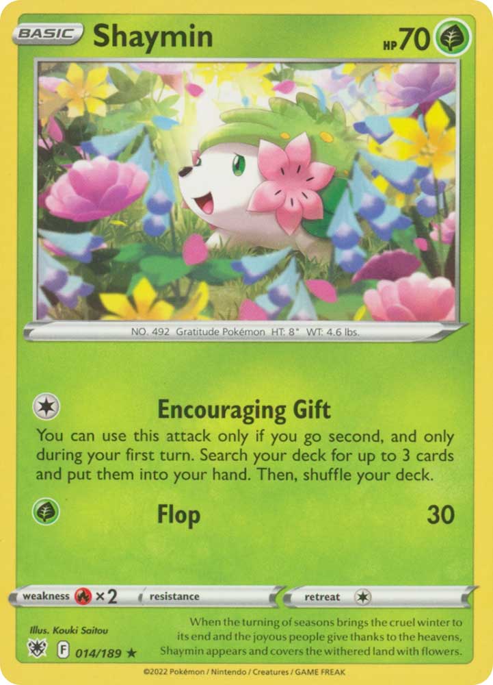 014/189 Shaymin Rara normale (EN) -NEAR MINT-