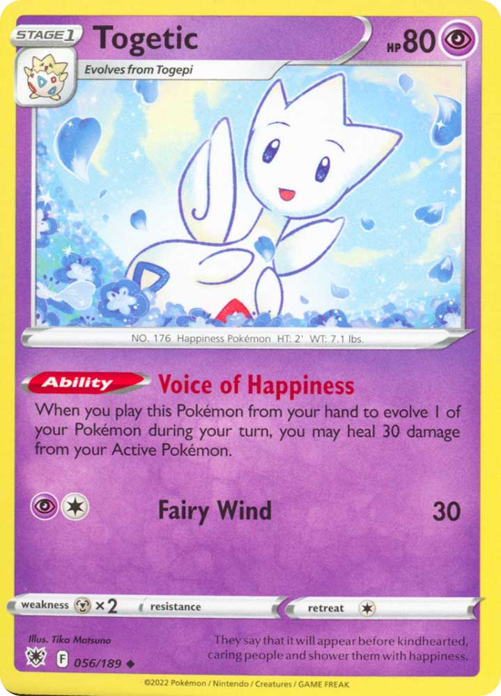 056/189 Togetic Non Comune normale (EN) -NEAR MINT-