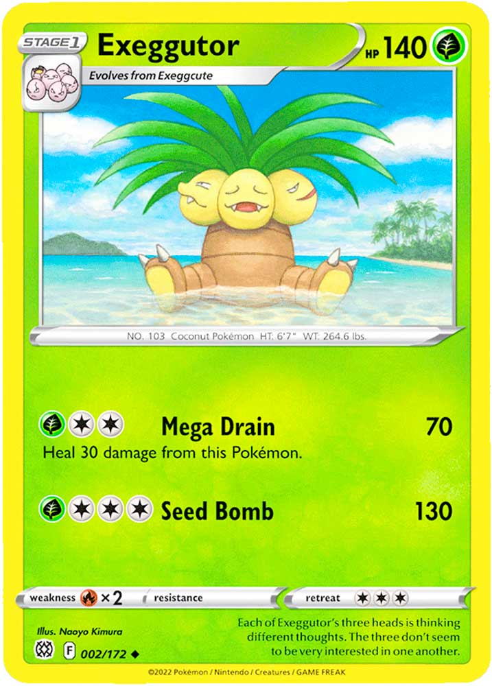 002 / 172 Exeggutor Non comune normale (EN) -NEAR MINT-