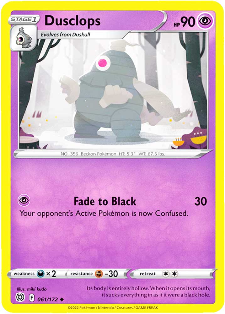 061 / 172 Dusclops Non comune normale (EN) -NEAR MINT-