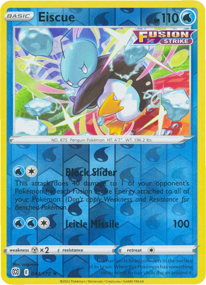 044 / 172 Eiscue Rara Reverse foil (EN) -NEAR MINT-