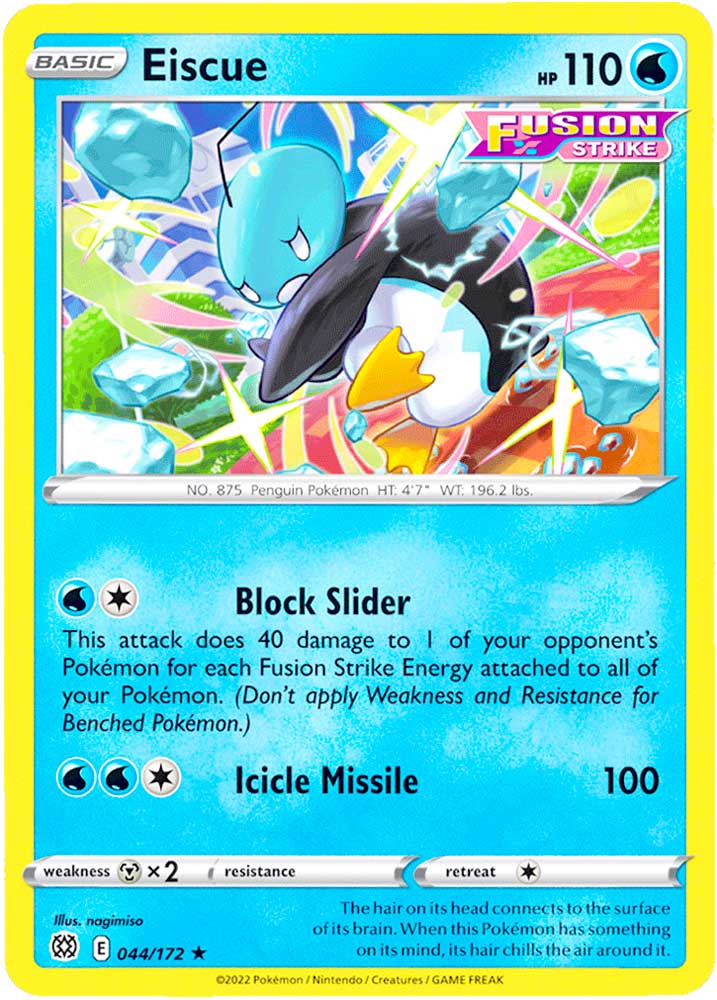 044 / 172 Eiscue Rara normale (EN) -NEAR MINT-
