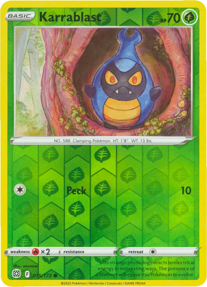 015 / 172 Karrablast Comune Reverse foil (EN) -NEAR MINT-