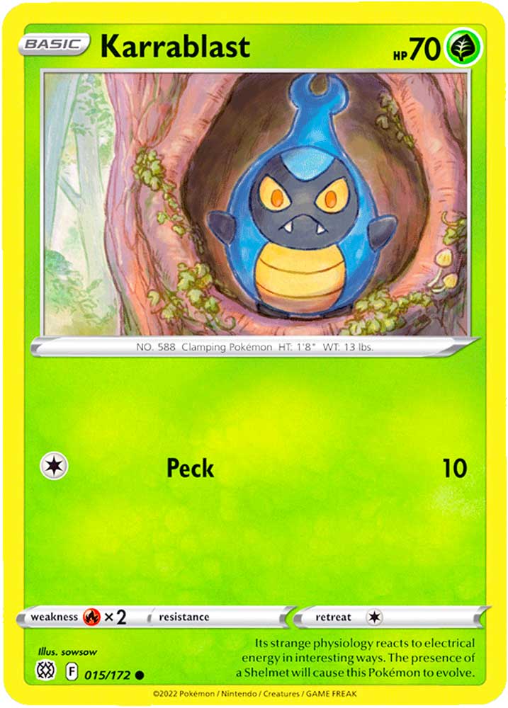 015 / 172 Karrablast Comune normale (EN) -NEAR MINT-