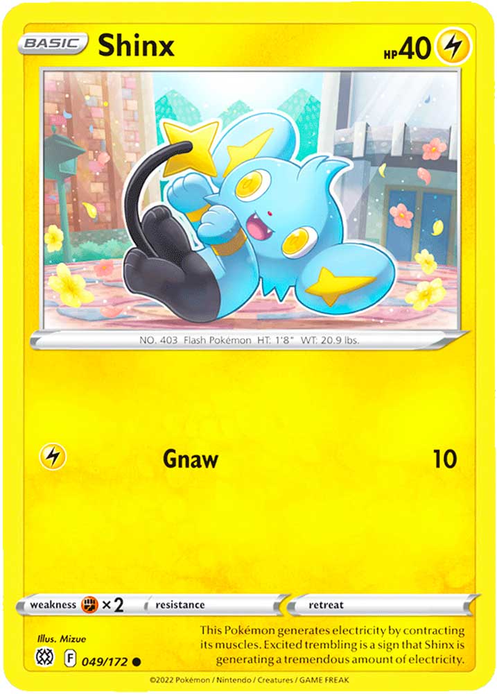 049 / 172 Shinx Comune normale (EN) -NEAR MINT-