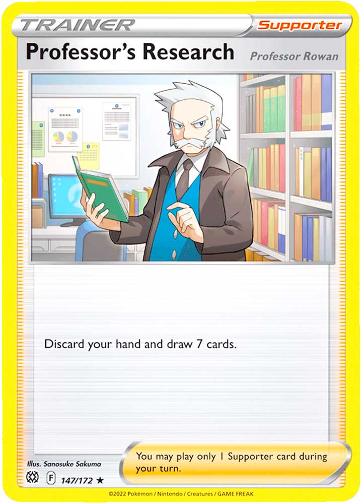 147 / 172 Professor's Research Rara Holo foil (EN) -NEAR MINT-