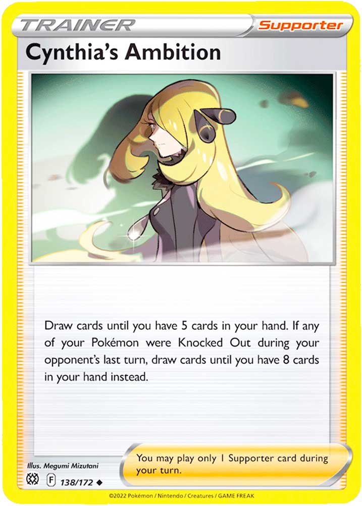 138 / 172 Cynthia's Ambition Non comune normale (EN) -NEAR MINT-
