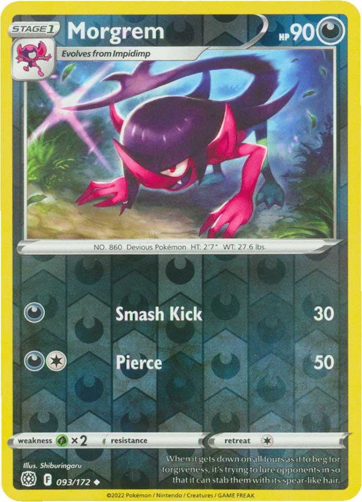 093 / 172 Morgrem Non comune Reverse foil (EN) -NEAR MINT-