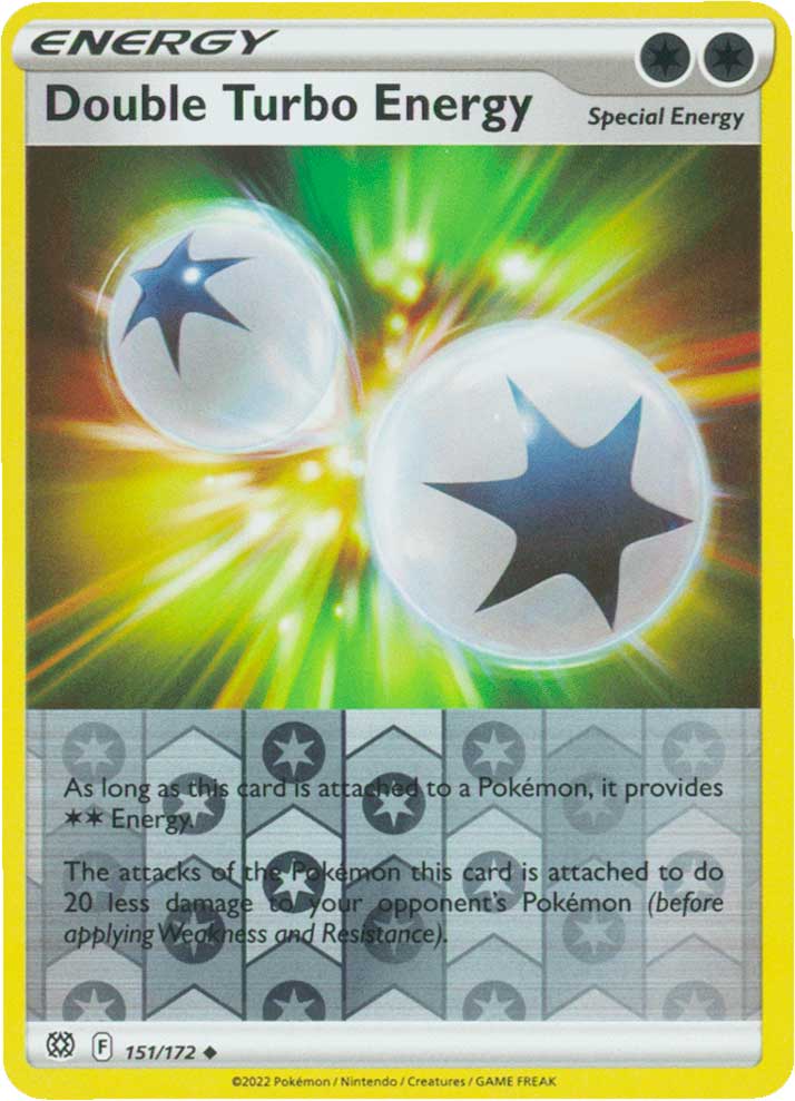 151 / 172 Double Turbo Energy Non comune Reverse foil (EN) -NEAR MINT-